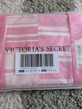 NWT Heritage Striped Canvas Tot Bag